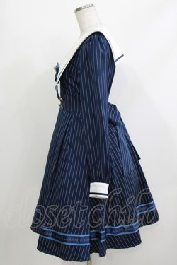 画像2: Amavel / Message Ribbon スクエアセーラーワンピース Free ネイビー H-26-04-08-024-CA-OP-NS-ZH