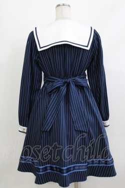 画像3: Amavel / Message Ribbon スクエアセーラーワンピース Free ネイビー H-26-04-08-024-CA-OP-NS-ZH