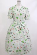 MILK / リーフドレス  モスグリーンガーデン H-26-04-09-004-ML-OP-KB-ZH