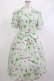 画像1: MILK / リーフドレス  モスグリーンガーデン H-26-04-09-004-ML-OP-KB-ZH (1)