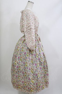 画像2: Jane Marple Dans Le Salon / Raining Rosebuds Gouacheレイヤードワンピース  アイボリー H-26-04-09-005-JM-OP-KB-ZH