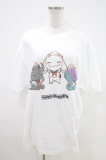 画像1: NieR Clothing / プリント半袖CUTSEW XL 白 H-26-04-09-1001-PU-TO-AK-ZH (1)