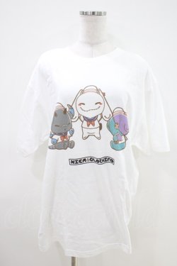 画像1: NieR Clothing / プリント半袖CUTSEW XL 白 H-26-04-09-1001-PU-TO-AK-ZH