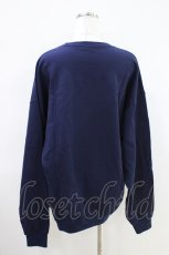 画像2: NieR Clothing / プリントSWEAT  XL 紺 H-26-04-09-1005-PU-TO-AK-ZH (2)