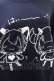 画像3: NieR Clothing / プリントSWEAT  XL 紺 H-26-04-09-1005-PU-TO-AK-ZH (3)
