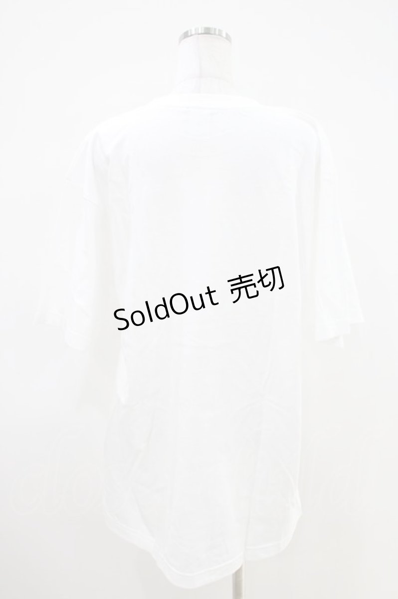 画像2: NieR Clothing / プリント半袖CUTSEW XL 白 H-26-04-09-1001-PU-TO-AK-ZH (2)