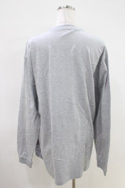 画像2: NieR Clothing / プリントLONG CUTSEW XL グレー H-26-04-09-1007-PU-TO-AK-ZH