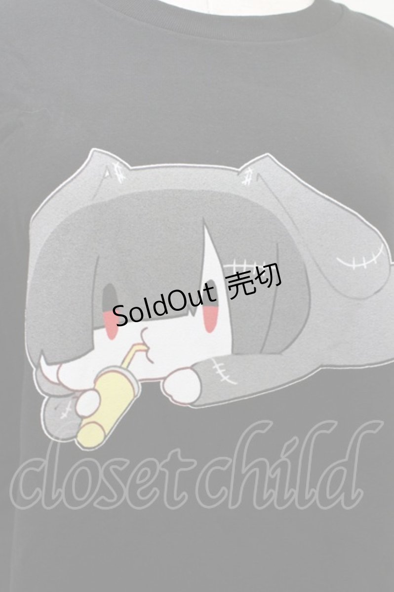 画像3: NieR Clothing / プリント半袖CUTSEW XL 黒 H-26-04-09-1009-PU-TO-AK-ZH (3)