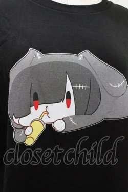 画像3: NieR Clothing / プリント半袖CUTSEW XL 黒 H-26-04-09-1009-PU-TO-AK-ZH