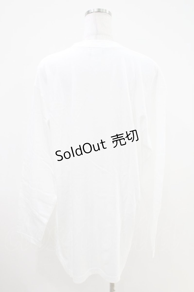 画像2: NieR Clothing / プリントLONG CUTSEW XL 白 H-26-04-09-1011-PU-TO-AK-ZH (2)