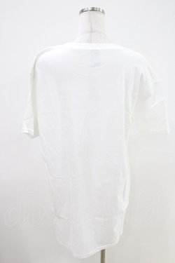 画像2: NieR Clothing / プリント半袖CUTSEW L 白 H-26-04-09-1014-PU-TO-AK-ZH