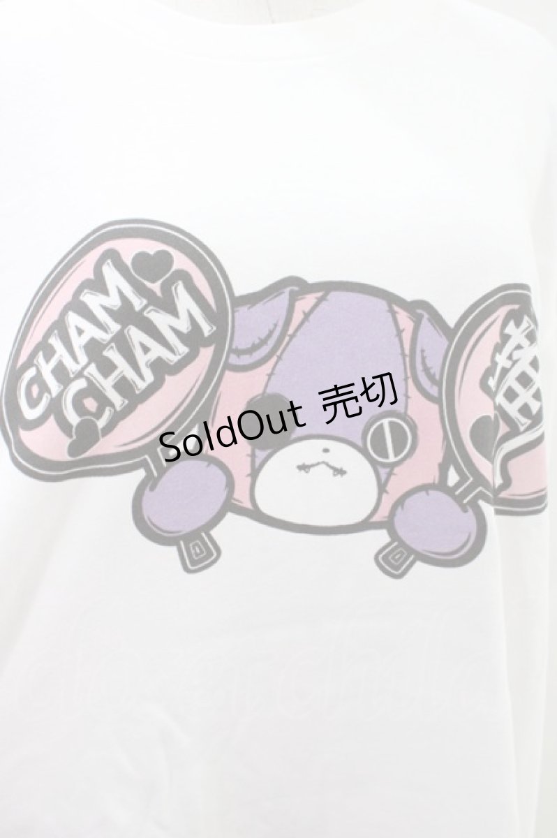 画像3: NieR Clothing / プリント半袖CUTSEW XL 白 H-26-04-09-1015-PU-TO-AK-ZH (3)