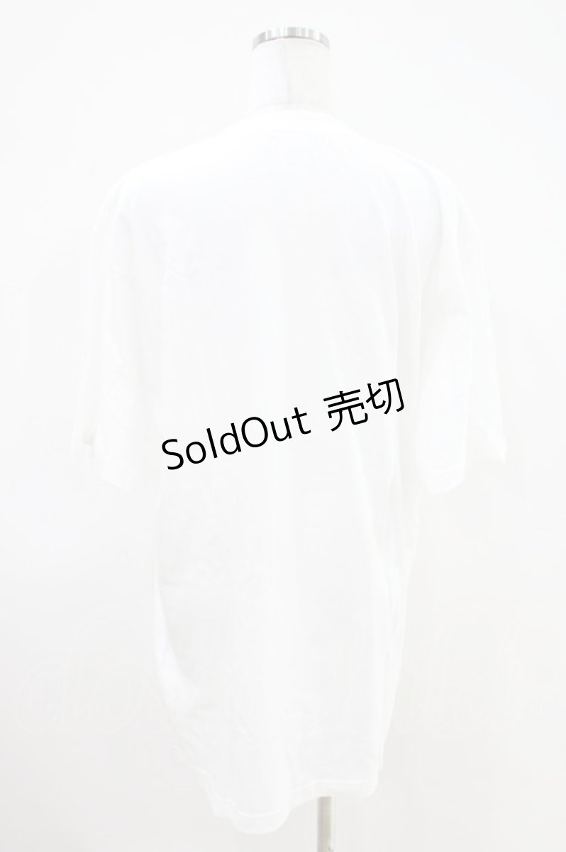 画像2: NieR Clothing / プリント半袖CUTSEW XL 白 H-26-04-09-1002-PU-TO-AK-ZH (2)