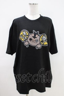 画像1: NieR Clothing / プリント半袖CUTSEW XL 黒 H-26-04-09-1020-PU-TO-AK-ZH