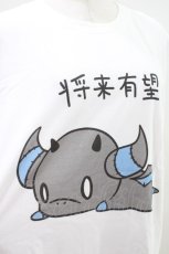 画像3: NieR Clothing / プリント半袖CUTSEW XL 白 H-26-04-09-1002-PU-TO-AK-ZH (3)