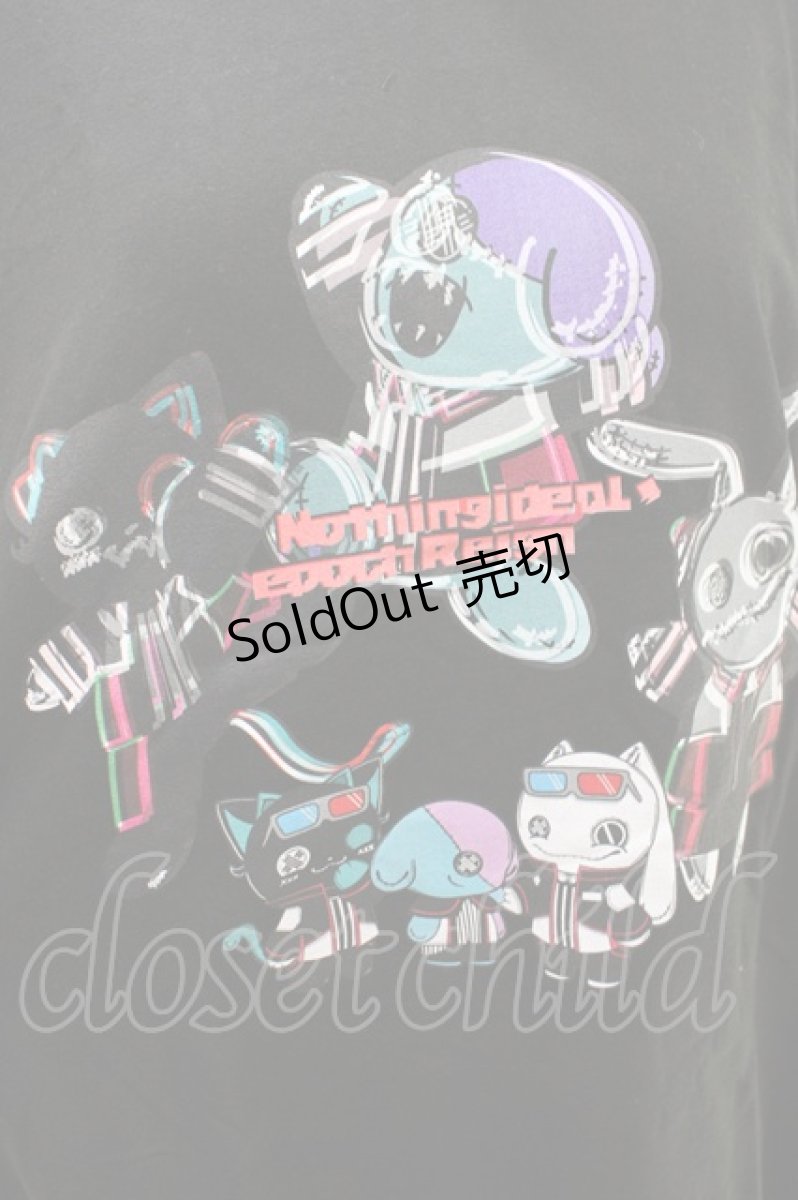 画像3: NieR Clothing / プリント半袖CUTSEW XL 黒 H-26-04-09-1021-PU-TO-AK-ZH (3)