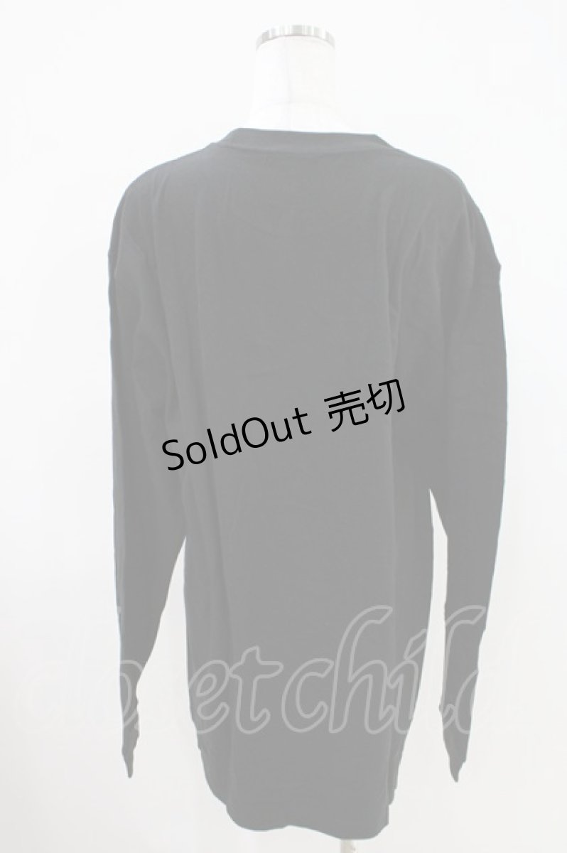 画像2: NieR Clothing / プリントLONG CUTSEW XL 黒 H-26-04-09-1022-PU-TO-AK-ZH (2)
