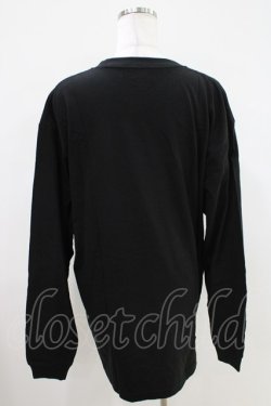 画像2: NieR Clothing / プリントLONG CUTSEW XL 黒 H-26-04-09-1023-PU-TO-AK-ZH