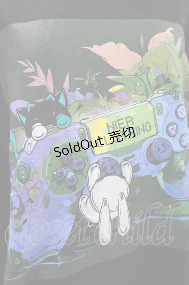 画像3: NieR Clothing / プリントLONG CUTSEW XL 黒 H-26-04-09-1023-PU-TO-AK-ZH (3)