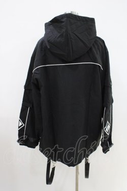 画像2: NieR Clothing / フード付きボタンジャケット F 黒 H-26-04-09-1026-PU-JA-AK-ZH