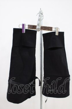 画像1: NieR Clothing / レッグカバー  黒 H-26-04-09-1027-PU-ZA-AK-ZH