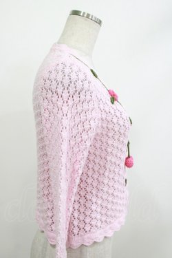 画像2: MILK / チェリーガーランドカーデ  ベビーピンク H-26-04-09-015-ML-TO-KB-ZH