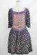 画像3: Candy Stripper / フラワーパッチワンピース  ネイビー H-26-04-10-024-PU-OP-KB-ZH (3)