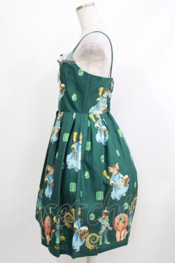 画像2: Emily Temple cute / Oz catsキャミソールワンピース  モスグリーン H-26-04-10-004-ET-OP-KB-ZH