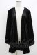 画像1: merry jenny / ベロアロングカーディガン  ブラック H-26-04-10-033-LO-TO-KB-ZH (1)