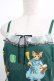 画像5: Emily Temple cute / Oz catsキャミソールワンピース  モスグリーン H-26-04-10-004-ET-OP-KB-ZH (5)