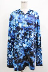 画像1: NieR Clothing / 総柄プルパーカー F 青 H-26-04-10-044-PU-TO-KB-ZH (1)