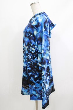 画像2: NieR Clothing / 総柄プルパーカー F 青 H-26-04-10-044-PU-TO-KB-ZH