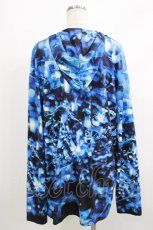 画像3: NieR Clothing / 総柄プルパーカー F 青 H-26-04-10-044-PU-TO-KB-ZH (3)