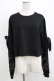画像1: KILL STAR / Ray Crop Sweater XXL ブラック H-26-04-10-045-SL-TO-KB-ZH (1)