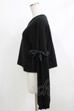 画像2: KILL STAR / Ray Crop Sweater XXL ブラック H-26-04-10-045-SL-TO-KB-ZH (2)