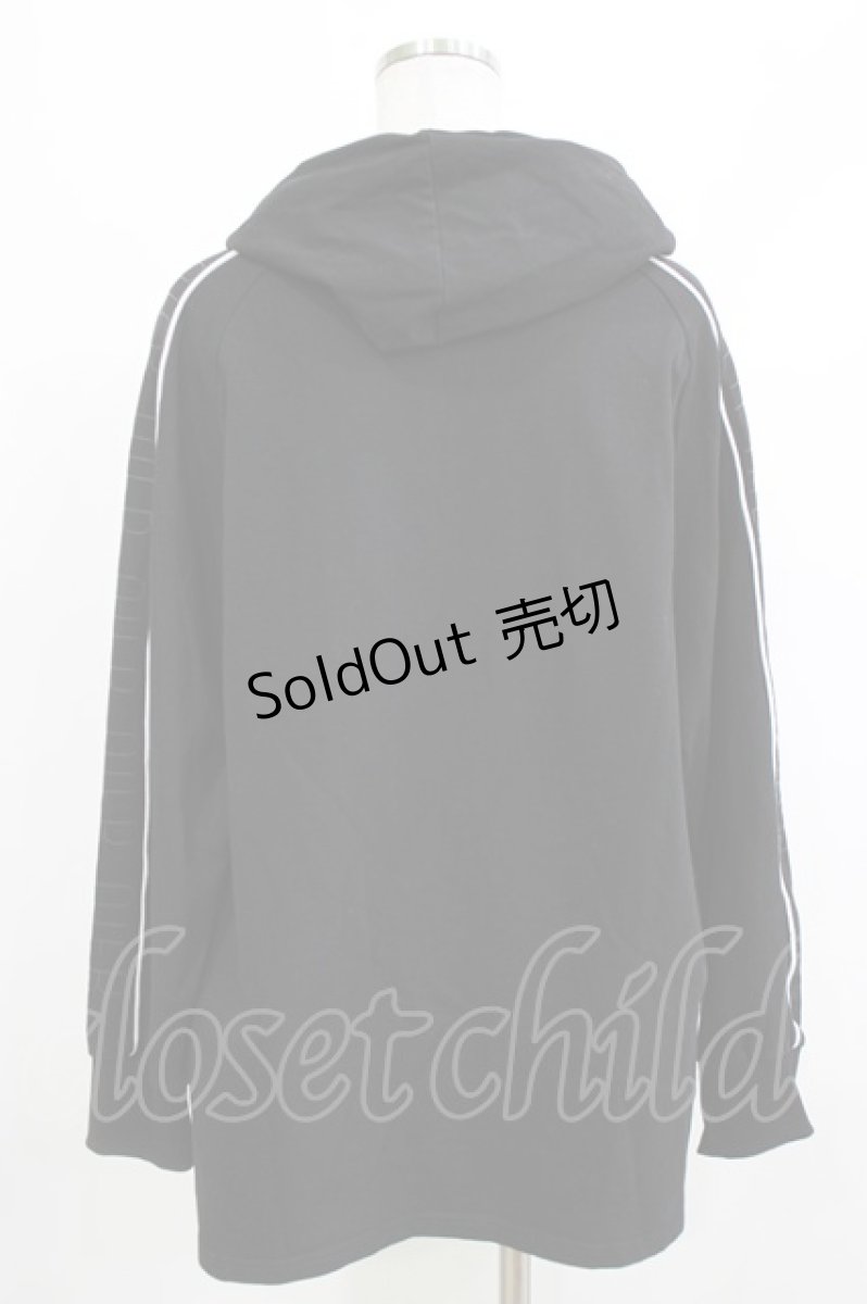 画像3: NieR Clothing / ロゴプリントプルパーカー  黒 H-26-04-10-049-PU-TO-KB-ZH (3)