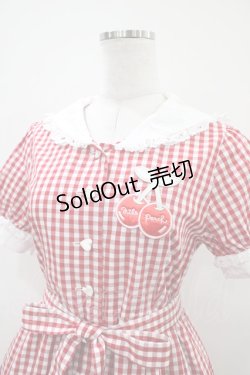 画像3: Nile Perch / ギンガムチェックセーラーワンピース Free レッド H-26-04-10-1032-LO-OP-NS-ZH