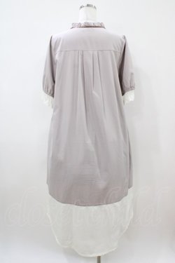 画像2: axes femme / サテンローズバイカラーワンピース Free ピンク H-26-04-10-1035-AX-OP-NS-ZH