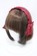 画像1: m petit by misako / AMPLリボンカチューシャ  レッド H-26-04-10-1004-LO-AC-NS-ZH (1)