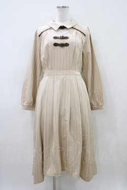 画像1: axes femme / ベルトディティールワンピース Free ベージュ H-26-04-10-1036-AX-OP-NS-ZH