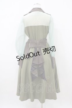 画像2: Favorite / ドッキングワンピース Free ブラウン/グリーン H-26-04-10-1037-LO-OP-NS-ZH