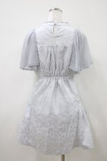画像2: axes femme POETIQUE / チャイナデザインミニワンピース M グレー H-26-04-10-1039-AX-OP-NS-ZH (2)