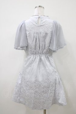 画像2: axes femme POETIQUE / チャイナデザインミニワンピース M グレー H-26-04-10-1039-AX-OP-NS-ZH