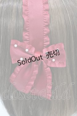 画像3: m petit by misako / AMPLリボンカチューシャ  レッド H-26-04-10-1004-LO-AC-NS-ZH