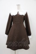 Amavel / セーラーワンピース Free ブラウン H-26-04-10-1041-CA-OP-NS-ZH