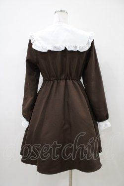 画像2: Amavel / セーラーワンピース Free ブラウン H-26-04-10-1041-CA-OP-NS-ZH