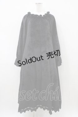 画像1: Favorite / 着る毛布ルームウェア Free ブラック H-26-04-10-1042-LO-OP-NS-ZH