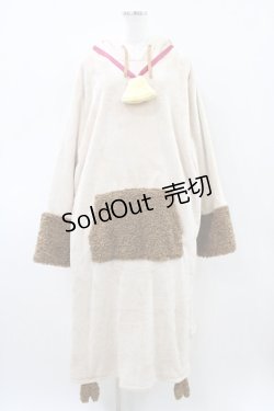 画像1: Favorite / もふもふひつじさんの着る毛布ルームウェア M 夢見る白羊 H-26-04-10-1043-LO-OP-NS-ZH