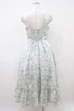 画像2: m petit by misako / MSKトワルドジュイジャンパースカート M オフ/ブルー H-26-04-10-1045-LO-SK-NS-ZH (2)