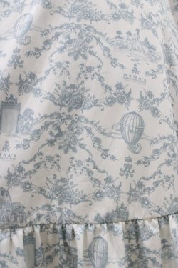 画像3: m petit by misako / MSKトワルドジュイジャンパースカート M オフ/ブルー H-26-04-10-1045-LO-SK-NS-ZH